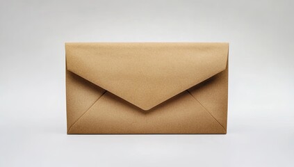 Plain light brown envelope