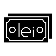 Romanian Leu Note Icon