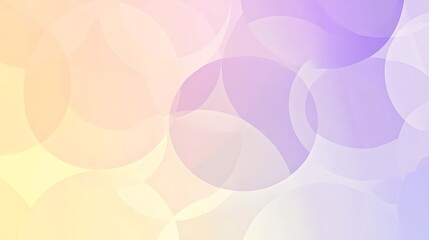 Abstract Pastel Circles Soft Gradient Background