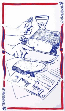 Hand drawn style Tarot cards