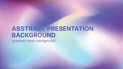 Abstract liquid gradient mesh background set with blended heading. Modern design template for presentation design. Vector illustration.