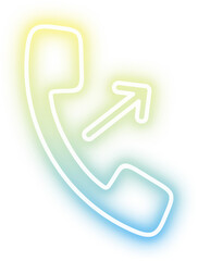 Neon Calling Icon