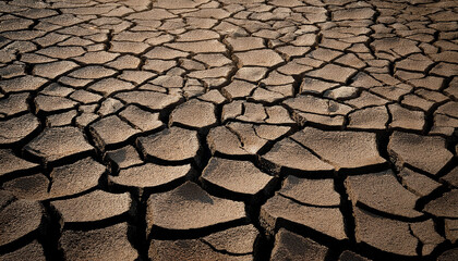 Dry cracked earth, parched land, Earth dirt texture background, arid soil, Dry cracked earth texture, cracked earth, Dry mud, broken texture, desert, global warming, climate change concept.