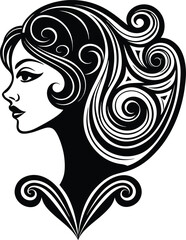 Thin art nouveau stroke 