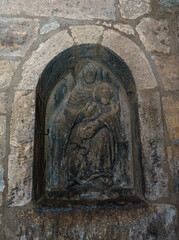 Interior the Odzun monastery complex