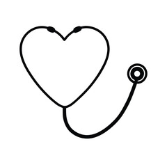 stethoscope and heart