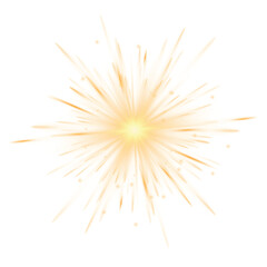 Png yellow light effect reflections, neon illumination in yellow colors. Bright light lens. Png spotlight spark. Stadium Lighting. Sunlight, Shiny stars, glowing sparks. Vector 