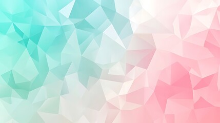 Obraz premium Abstract Pastel Triangle Geometric Background Design