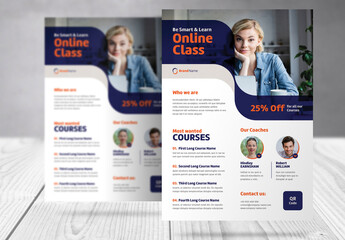 Online Learning Flyer for Courses