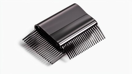 Hair comb on a white background