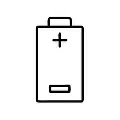 Battery power energy charge icon vector illustration simple design for mobile app and website use cases 