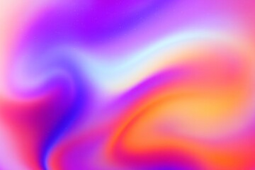 Vivid colorful 3D fluid gradient background in pink purple orange with dreamy flowing shapes