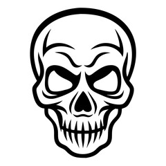 Obraz premium Skull Silhouette