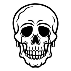 Obraz premium Skull Silhouette
