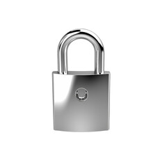 Naklejka premium padlock isolated on white background