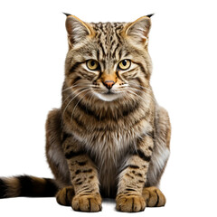 Fototapeta premium maine coon cat isolated