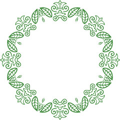 Beautiful flower art and mandala vector design