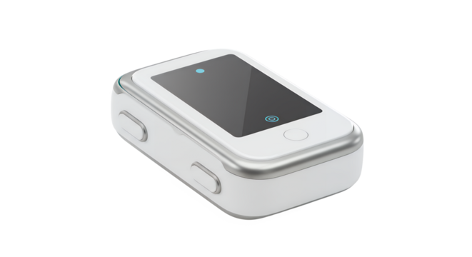 Compact Portable Device with Touchscreen Display and Simple User Interface for Digital Connectivity