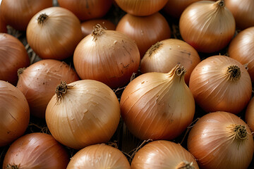 Lot of onion on the market
