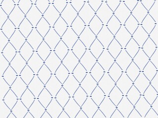 Fototapeta premium Fresh and natural hand-painted rhombus pattern