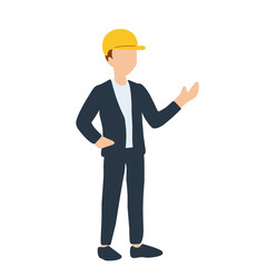 engineer with helmet