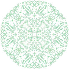 Beautiful flower art and mandala vector design