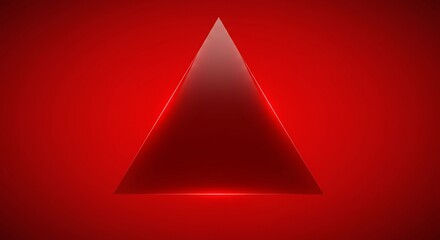 Fototapeta premium Crimson Luminescence AI Generated