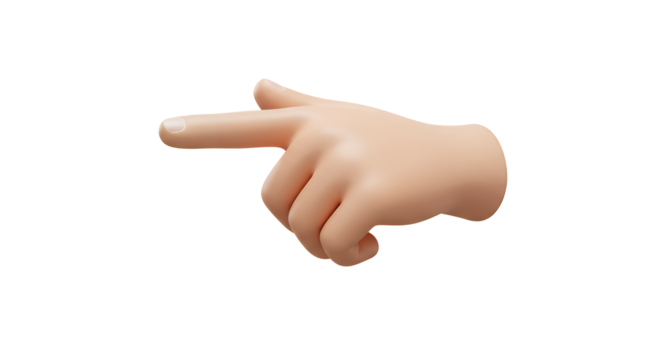 Pointing Hand Gesture for Communication in Digital Interactions