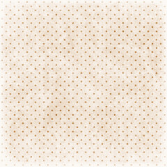 Polka dots design, Brown background, seamless repeat pink dots pattern, gift wrap paper