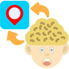 Location Think In Mind Icon
