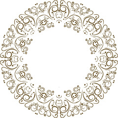 Beautiful flower art and mandala vector design