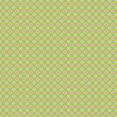 Polka dots circles design, Green background, seamless repeat red dots pattern, gift wrap paper