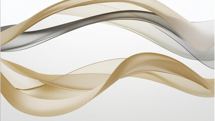 Fluid Translucent Waves in Neutral Tones