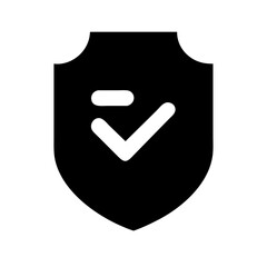 Security shield icons, security shields logotypes with check mark and padlock. Security shield symbols. Vector illustration. Shield, Protection, Security Vector Icon, Isolated Lineal Vector Icon.
