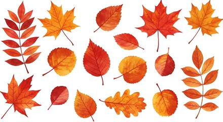 Obraz premium Autumn's Ember Hues AI Generated