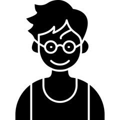 Boy Nerd Icon
