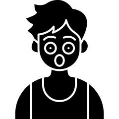 Surprised Boy Icon