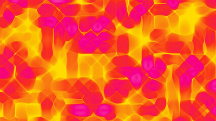 Abstract Pink and Yellow Geometric Pattern with Vibrant Gradient Design