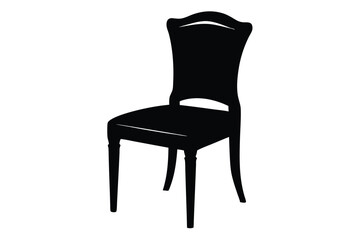 old chair isolated on white