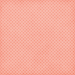 Polka dots design, Pink background, seamless repeat dots pattern, gift wrap paper