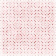 Polka dots design, Pink grungy background, seamless repeat red dots pattern, gift wrap paper
