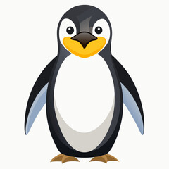penguin cartoon isolated on white
