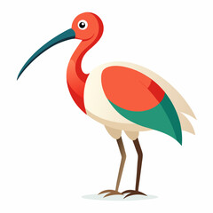 illustration of a stork