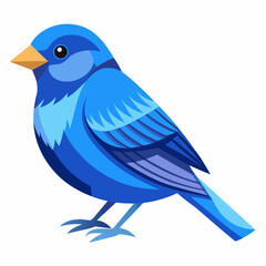 Obraz premium blue bird on a branch