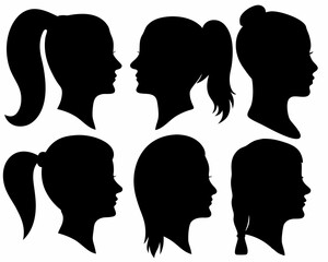 silhouette of a woman