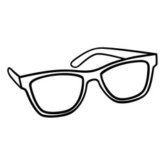 sunglasses vector illustration isolated on white