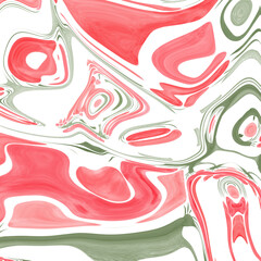 Colorful Gradient Pattern.Abstract background,green and red line,blend wave.Creative illustration in flat style.