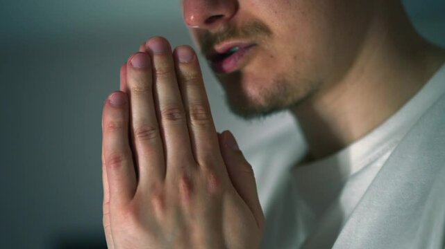 A sinful man asks for help and forgiveness from God.
Faith in God.
Healing the soul and body with prayers