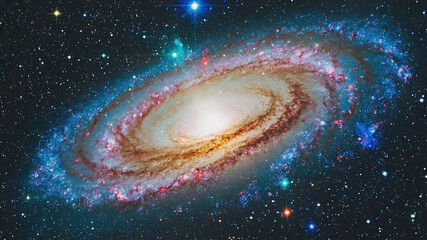 Spiral Galaxy in Cosmic Depth