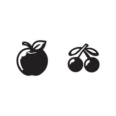 vector illustration of an apple